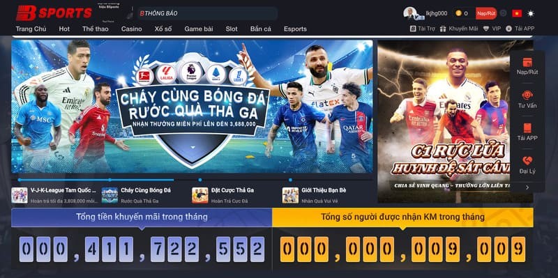 Bsports là thương hiệu cá cược trực tuyến quen thuộc