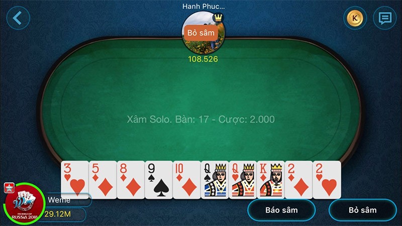 Sâm Lốc rất được yêu thích tại các sòng bạc trực tuyến hiện nay 